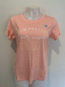 GAP I'm Pretty Graphic T Shirt Women`s Sleepwear Crewneck Tee Short Sleeve NWT - Imagen 1 de 8