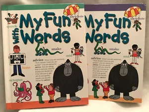 My Fun Words A-K & L-Z Childrens Dictionary Book Illustrated Set 2003 - Picture 1 of 12
