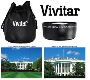 PRO HD 2.2x TELEPHOTO LENS for PANASONIC HC-V700K HC-V700MK HC-V700 - Picture 1 of 3