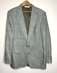 James Campion Sportmantel Blazer Herren 42 Glen Plaid 100% Seide Made in USA WUNDERSCHÖN - Bild 1 von 15