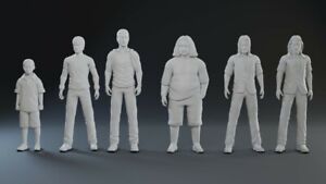 LOST TV SHOW 3D Printed 6 Figure Set - Walt Charlie Jack Hurley Sawyer Desmond