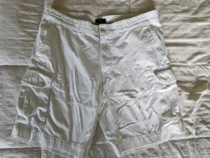 Polo Ralph Lauren Cargo Shorts Mens Size 42 White Casual Flat Front Outdoor - Picture 1 of 8
