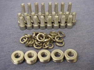 Ford Essex V6 STAINLESS STEEL CAP Head Sump Bolt & Washer Kit (25) - Picture 1 of 4