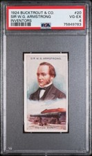 1924 Bucktrout & Co INVENTORS #20 SIR W.G. ARMSTRONG PSA 4 VG-EX