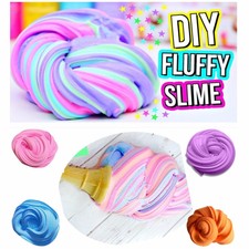 Fun Fluffy Floam Slime Putty Scented No Borax Stress Relief Kids Toy Play Sludge