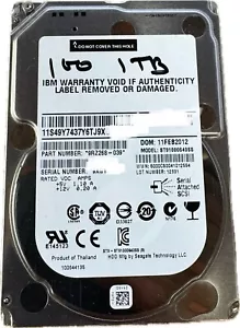 IBM 00AR328 00AR403 ST91000640SS 1TB Hard Drive 7200U/Min 64MB SAS-2 2.5 " Inch - Picture 1 of 3