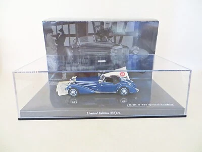 MINICHAMPS '1938 HORCH 855 SPEZIAL ROADSTER' BLUE. 1:43 MIB/BOXED. Ltd Ed. - Image 1 of 4
