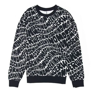Moschino Printed Logo Sweatshirt in Black Size XL RRP £225 - Picture 1 of 5