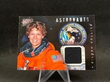 2012 PANINI AMERICANA HEROES & LEGENDS EILEEN COLLINS #9 ASTRONAUTS RELIC 4/199