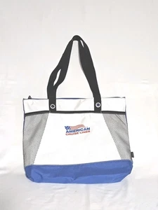 American Cruise Lines Carry Tote Bag Zip Close Vacation Travel Medium Size - Picture 1 of 6