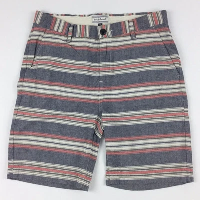 Pantalones Cortos Deus Ex Machina Para Hombre Rayas 31 Cintura - Gris Coral Marfil Rayas Foto 1 de 4