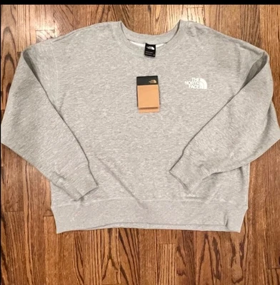 Sudadera corta para mujer The North Face Half Dome talla XL gris nueva con etiquetas Foto 1 de 4