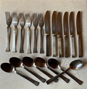 WMF 2500 BAUHAUS - BESTECK 18 TEILE - 90 er Silber - FÜR SCHRANK VIEL ZU SCHADE - Bild 1 von 3
