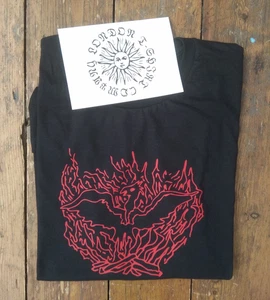 Rising Phoenix T-Shirt - Fire, Folklore Symbol, Various Colours - Picture 1 of 8