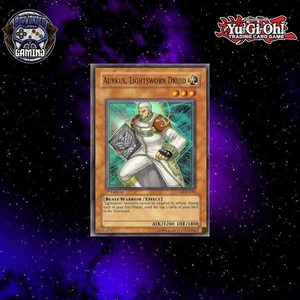 Super Rare Aurkus, Lightsworn Druid LODT-EN081 M/NM - Picture 1 of 2