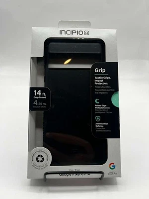 Funda rígida serie Incipio Grip para teléfonos inteligentes Google Pixel 6 Pro - negra Foto 1 de 4