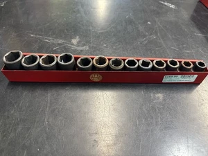 Mac Tools 13pc 1/2 Metric Impact Socket Set Vintage 24mm and down (HPB021493) - Picture 1 of 1