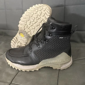 Stivali Uomo Under Armour UA Field Ops GORE-TEX Nero/Autunno Marrone Taglia 9,5 Combat - Foto 1 di 15