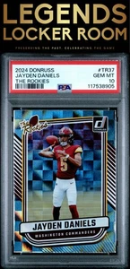 2024 Panini Donruss The Rookies #TR37 Jayden Daniels PSA 10 - Picture 1 of 2
