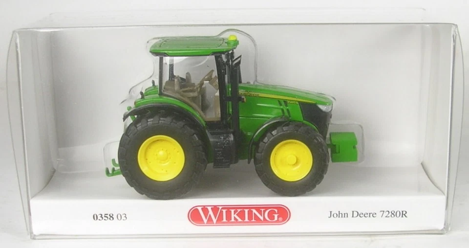 John Deere 7280R (Verde) 1:87 Wiking - Immagine 1 di 1