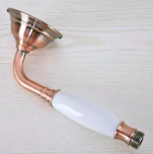 Antique Copper Round Shower Head Bath Shower Arm Hand Shower Head Showers Hose - Picture 1 of 47