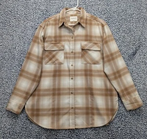 Abercrombie Fitch Soft AF Oversized Flanell Gr. M Boyfriend Swiftie Boho kariert - Bild 1 von 11