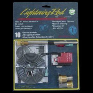 Kit de conversión eléctrica Lightning Rod calentador de agua 10 gal suburbano Atwood cámper - Imagen 1 de 1