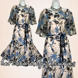 PHASE EIGHT/STUDIO 8 KLEID BESTICKT PAILLETTEN BLUMEN HOCHZEIT ANLASS GRÖSSE 24 - Bild 1 von 9