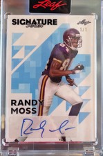 2023 Leaf Signature Series Football Randy Moss Auto Autograph #d 1/1