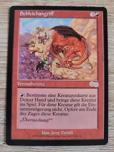 1x Sneak Attack - German - FBB - EDH - Vintage - Modern #2191 - Picture 1 of 2
