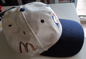 NBA X McDonalds Strapback Hat NBA BIANCO M CAPPELLO BASEBALL VINTAGE 80 - Imagen 1 de 3