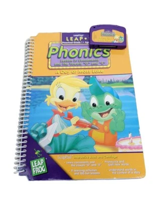 Leapfrog Leap 1 Phonics Lesson 3 Consonants A Day At Moss Lake Cartridge & Book - Image 1 of 2