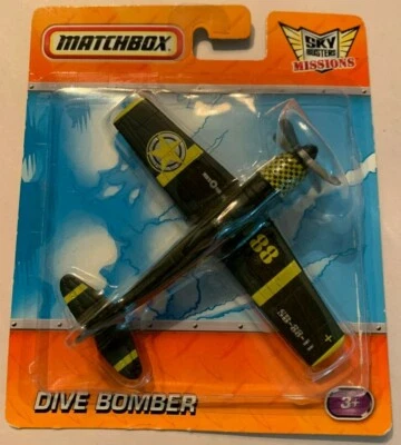 Avión bombardero de buceo Mattel Matchbox Sky Busters 2010 Foto 1 de 3