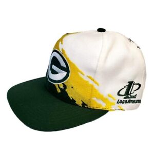 Green Bay Packers  Splash Cap Brett Favre Logo Athletic Hat Signature Autograph