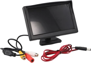5 Inch AHD 1080P Car Reverse Monitor with Rear View Camera Kit for Backup Parkin - Picture 1 of 12