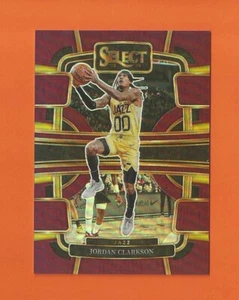 2023-24 Panini Select Concourse Maroon Prizm Jordan Clarkson #d /175 Jazz - Bild 1 von 2