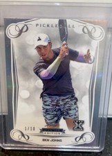 2023 #1/10 Leaf Pickleball Ben Johns XRC RC Rookie Base Silver Foil. First Card