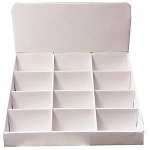 2 x Theken-Display Pappe mit Kopfschild f. Glückwunschkarten oder CDs aufgebaut! - Bild 1 von 10