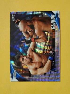 2019 Topps Chrome Knockout Wave /99 Henry Cejudo #UFCK-HC SP UFC - Image 1 of 4