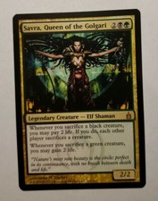 1x Savra, Queen of the Golgari X 1 Ravnica City of Guilds MTG sp x1