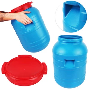 Kunststofffass Weithals mit Deckel Regenfass Sauerkrautfass Gärfass Tonne 30L - Bild 1 von 23