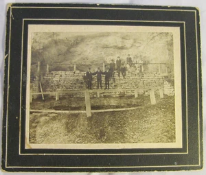 Foto Vintage Gigante Primavera Grotta Filmore County Mn fine 1800 Originale Antica - Foto 1 di 5