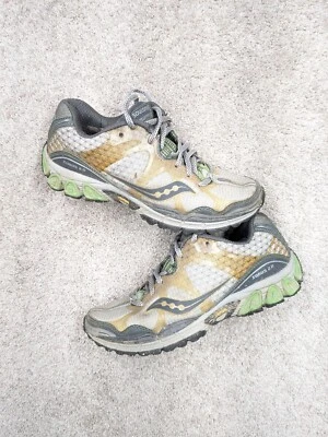 Saucony Mujer 8.5 Zapatos para Correr Trail Run Anywhere Reino Unido 6.5 UE 40 Gris Verde Tostado Foto 1 de 4