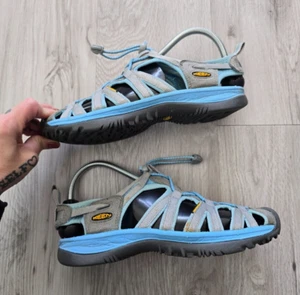 Keen | Sandali outdoor Whisper grigio scamosciato Gorpcore granola | WMS 8 - Foto 1 di 10