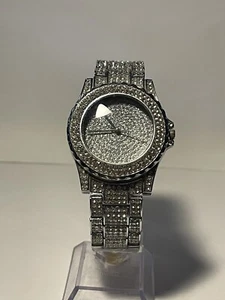 "Bling" Stunning Crystal Stainless-Steel Fashion Watch NEW - Picture 1 of 12