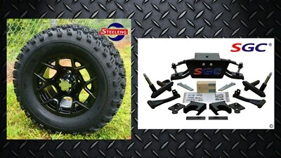Club Car DS Golf Cart 6" A-Arm Lift Kit + 12" Wheels and 23" Tires 1982-2003 Foto 1 de 4