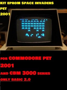COMMODORE PET 2001 CBM GAME SPACE INVADERS EPROM KIT ROM CHIP VINTAGE ARCADE  - Zdjęcie 1 z 2