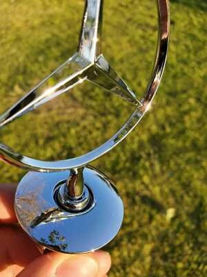 Mercedes Benz Purely Silver Color Hood Ornament Star AMG,C,E,S. Special Edition  - Image 1 of 4