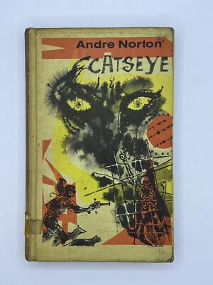 Vintage 1961 Andre Norton Catseye First Edition Novel Dipple Series Hard Cover Foto 1 de 4