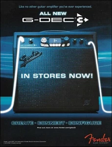 Fender G-DEC 3 Verstärker AD 8x11 Gitarrenverstärker Werbung 2010 Print 2b - Bild 1 von 3